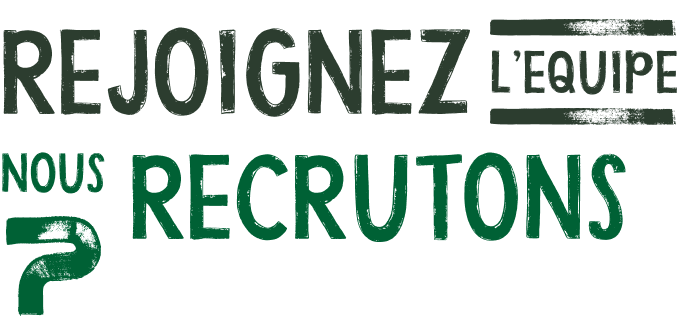 <p>Rejoignez l'équipe nous recrutons</p>