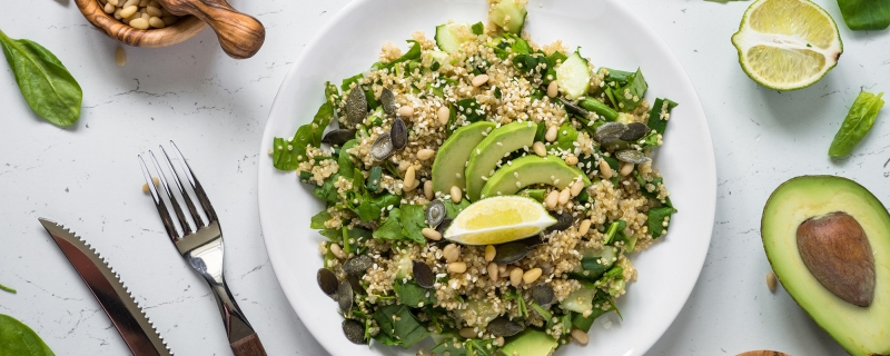 Salade de quinoa vegan